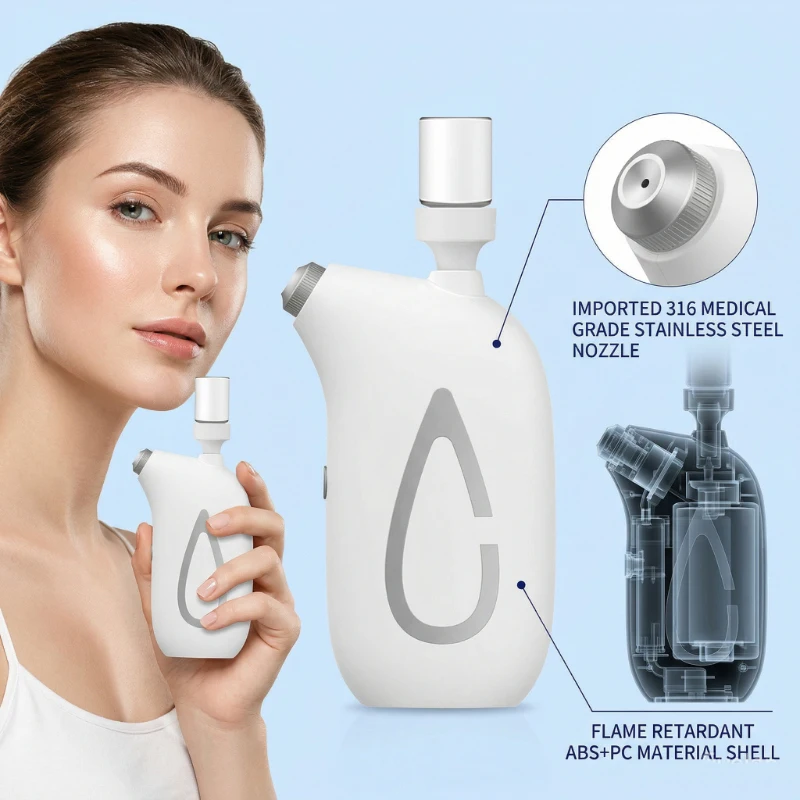 Face Steamer - Portable Nano Facial Vaporizer Steam Device