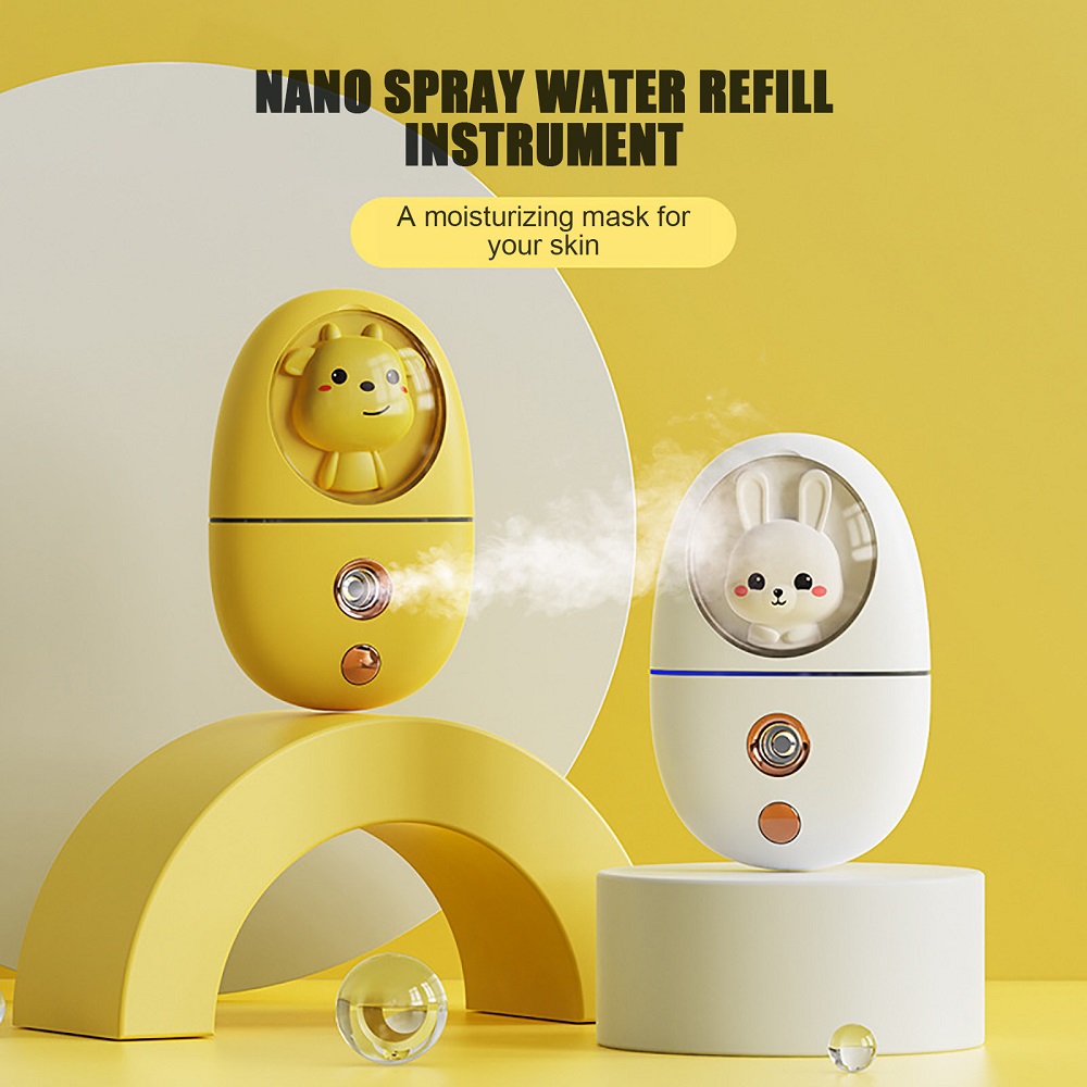 Face Steamer - Cartoon 35ML Mini Facial Humidifier Face