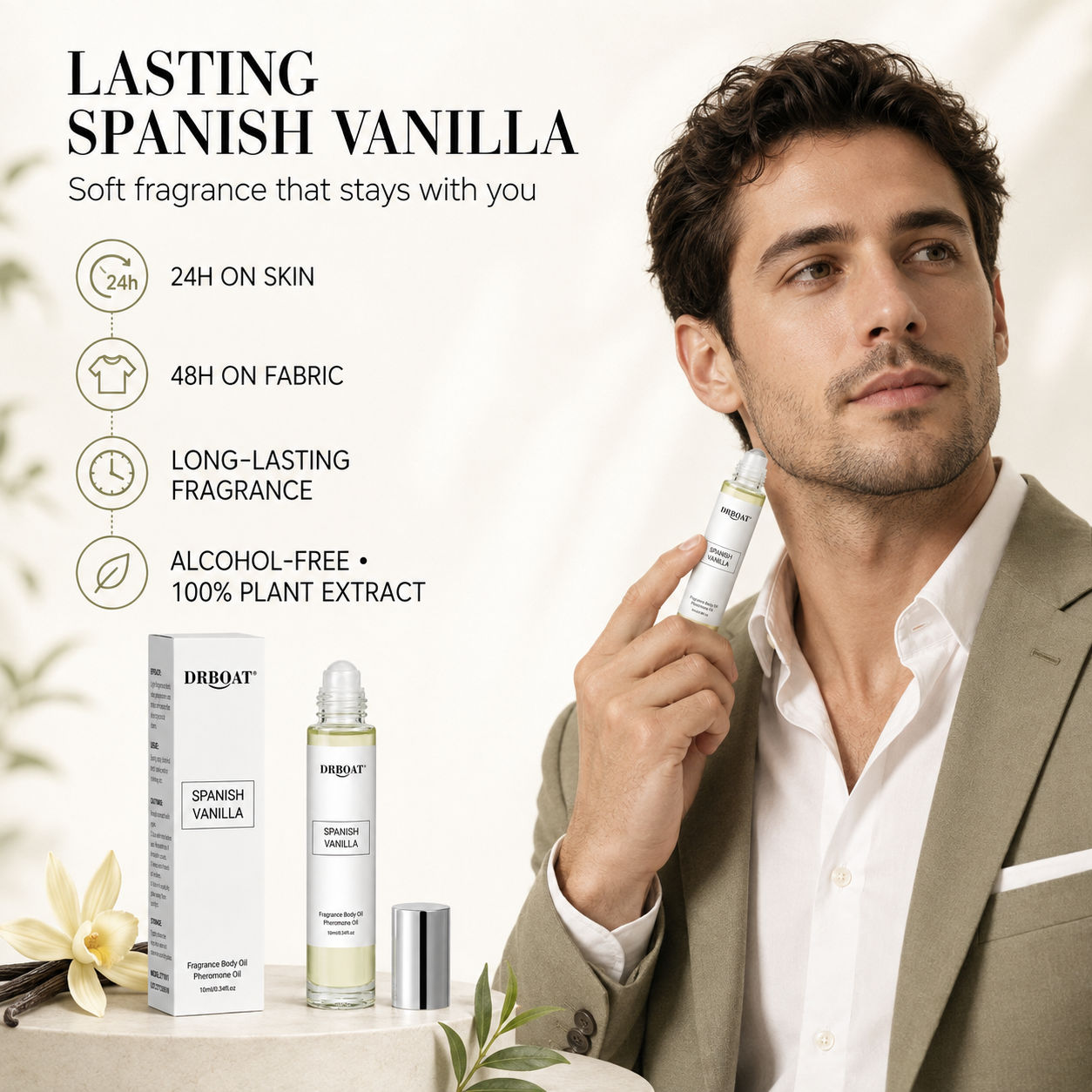 Body Oil - White Oud Pheromone Body Oil 10ml,