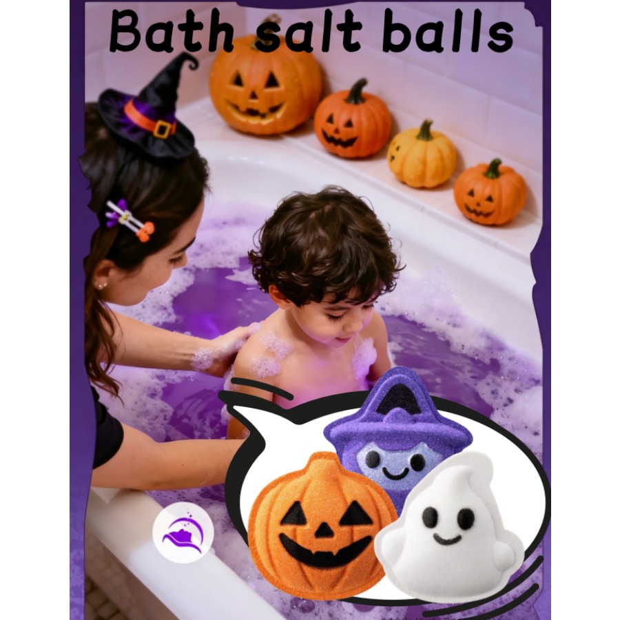 Bath Salts - 1/3pcs Halloween Toy Bath Salt Balls