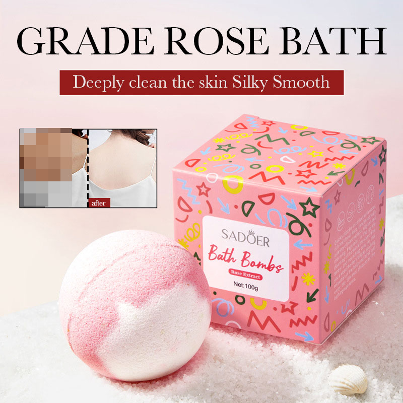 Bath Salts - Salt Ball SADOER Rose Bath Ball