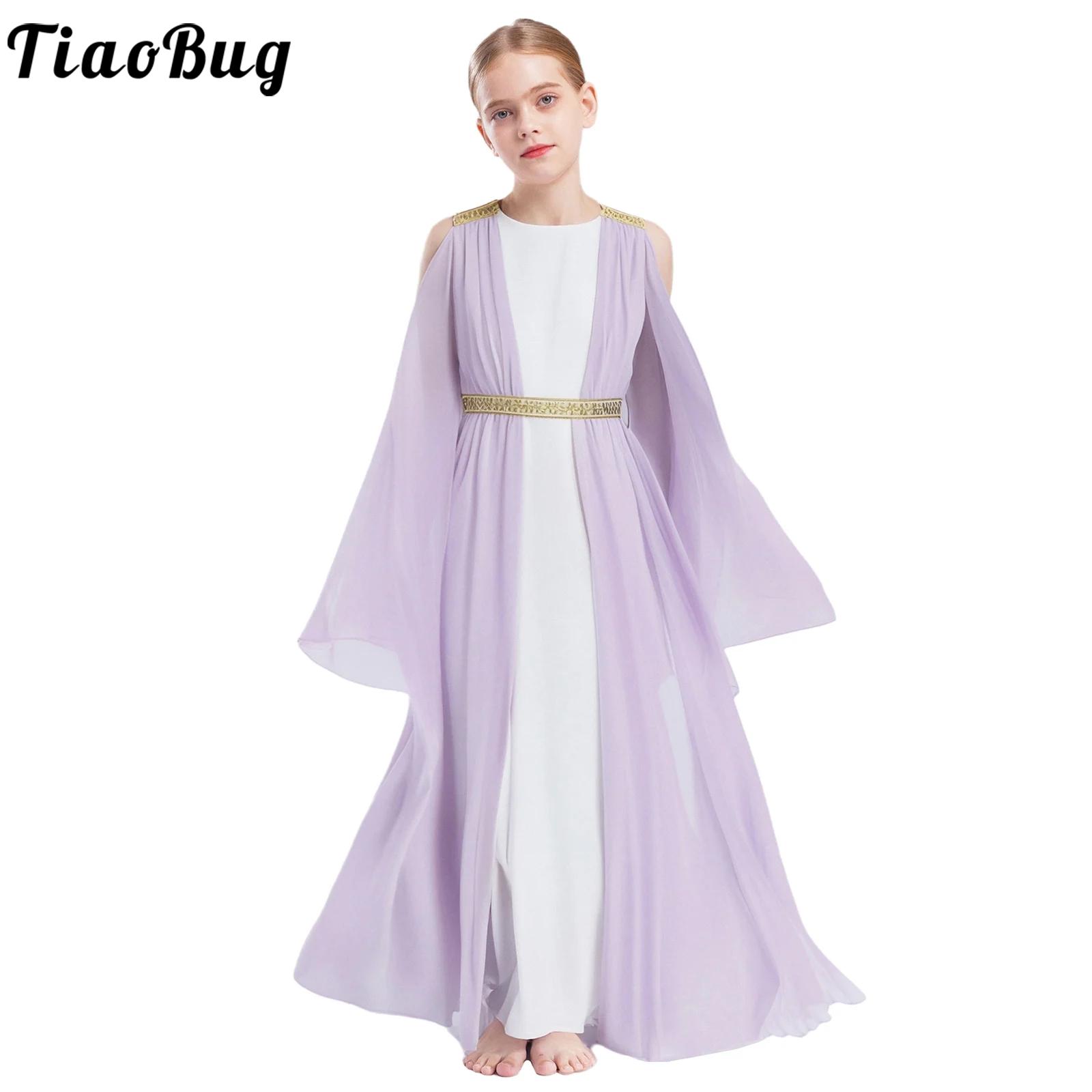Bathrobe - Girls Athena Costume Greek Princess Dress