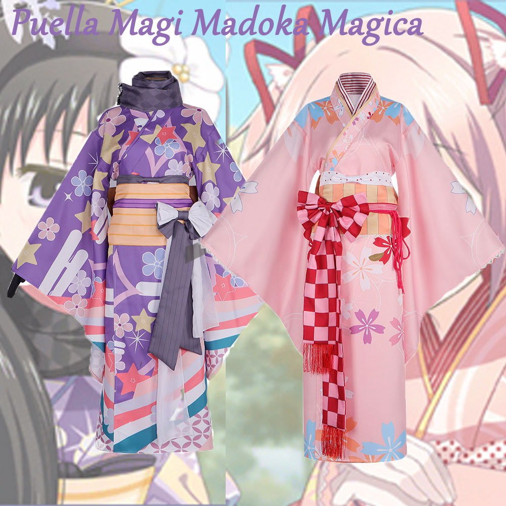 Bathrobe - Puella Magi Madoka Magica Cosplay Kimono