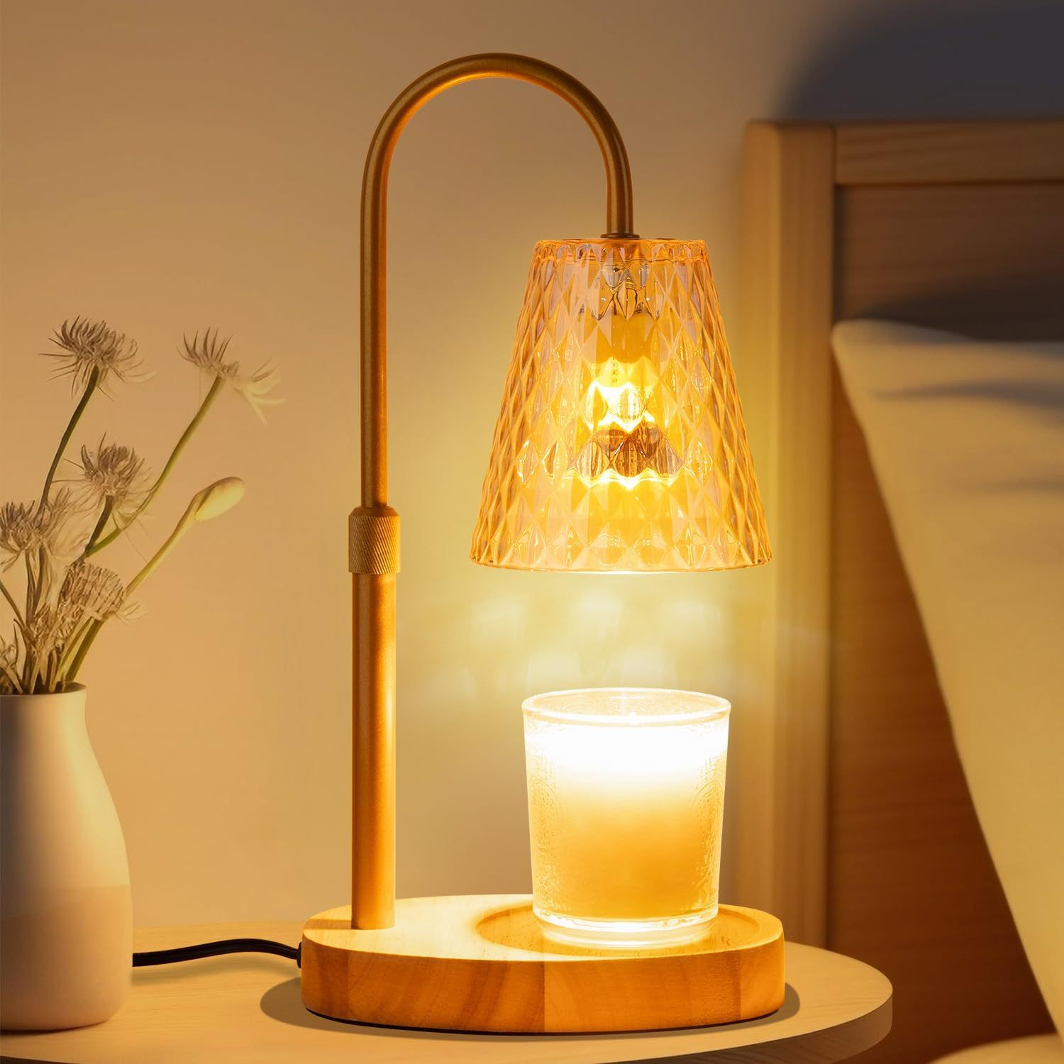 Wax Warmer - Flameless Wax Melt Warmer Lamp Glass