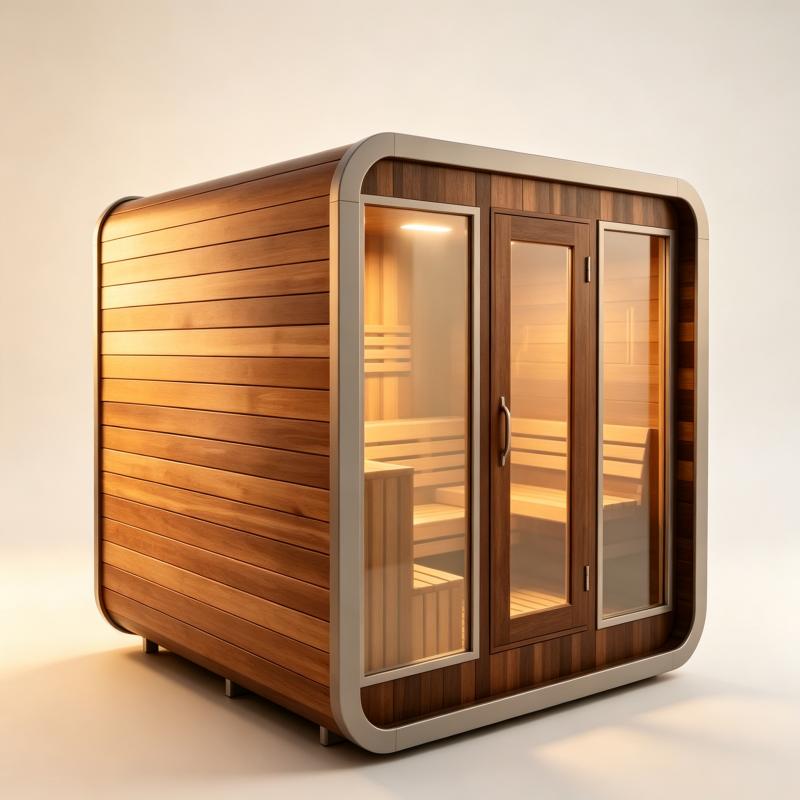 Spa Wellness Gym - Luxury Custom Sauna Room Solid Wood
