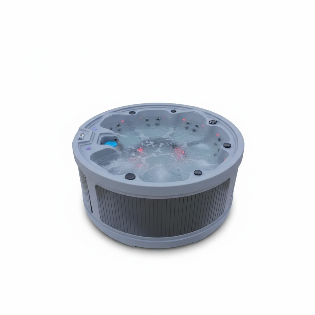 Hot Tub - 7 Person Hot Tub, Round Massage