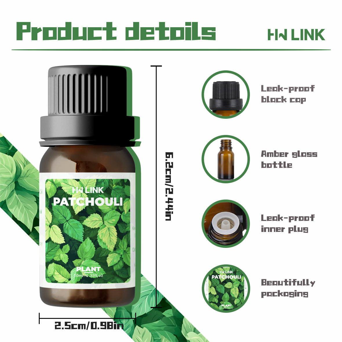 10ml Patchouli Essential Oils  - Aromatherapy Diffuser review and price