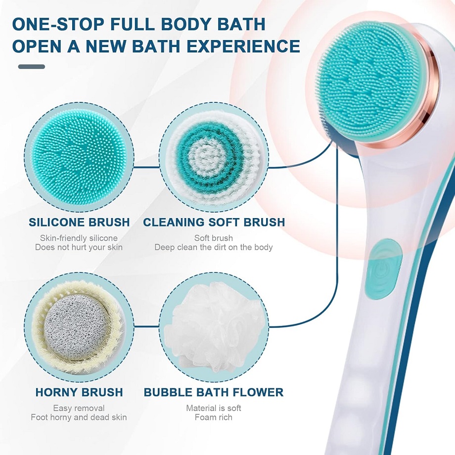Electric Body Scrubber Shower  - Bath Salts review and price