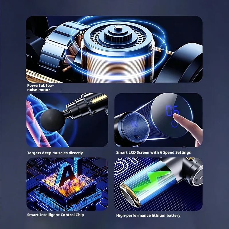 6 Speed Mini Electric Fascia G - Massage Gun review and price