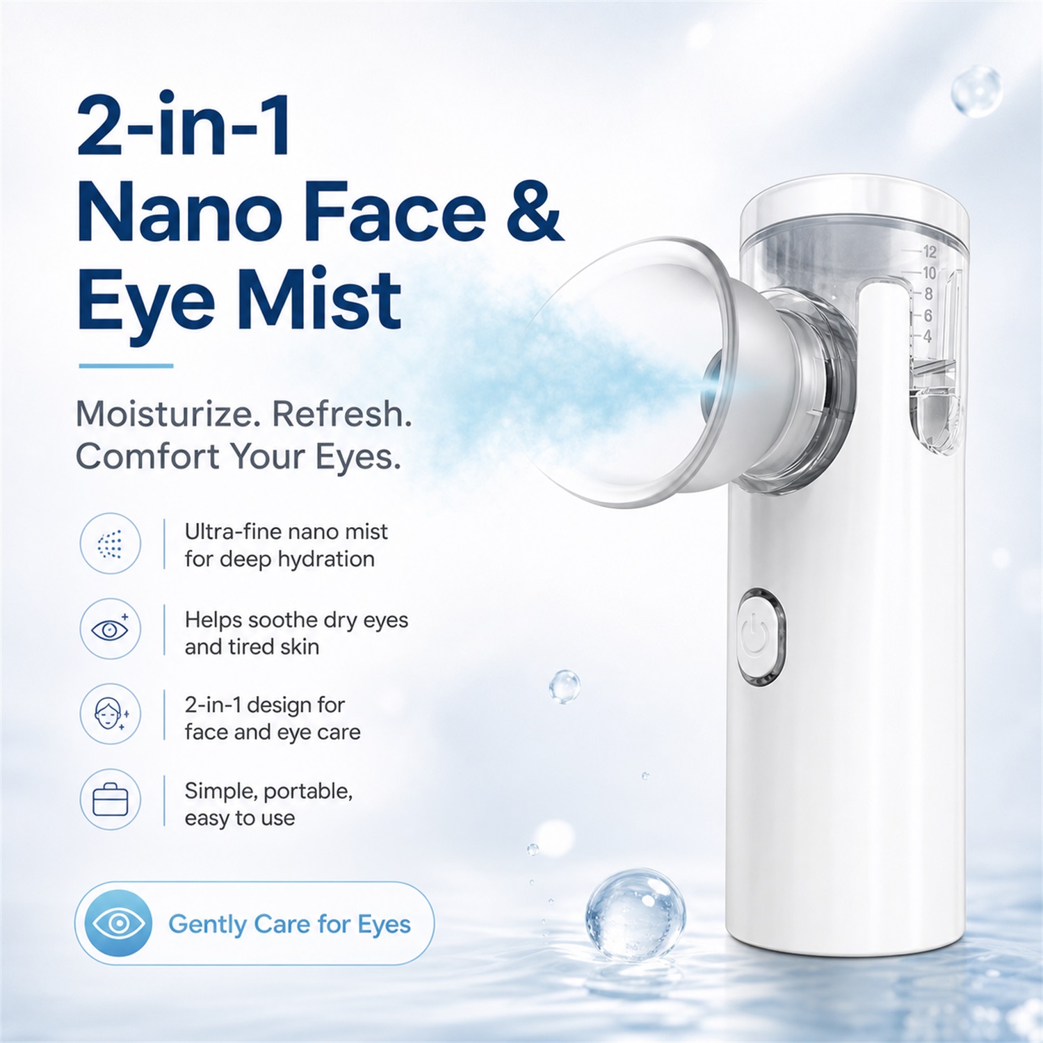 Eye Nano Humidifier Nebulizer  - Face Steamer review and price