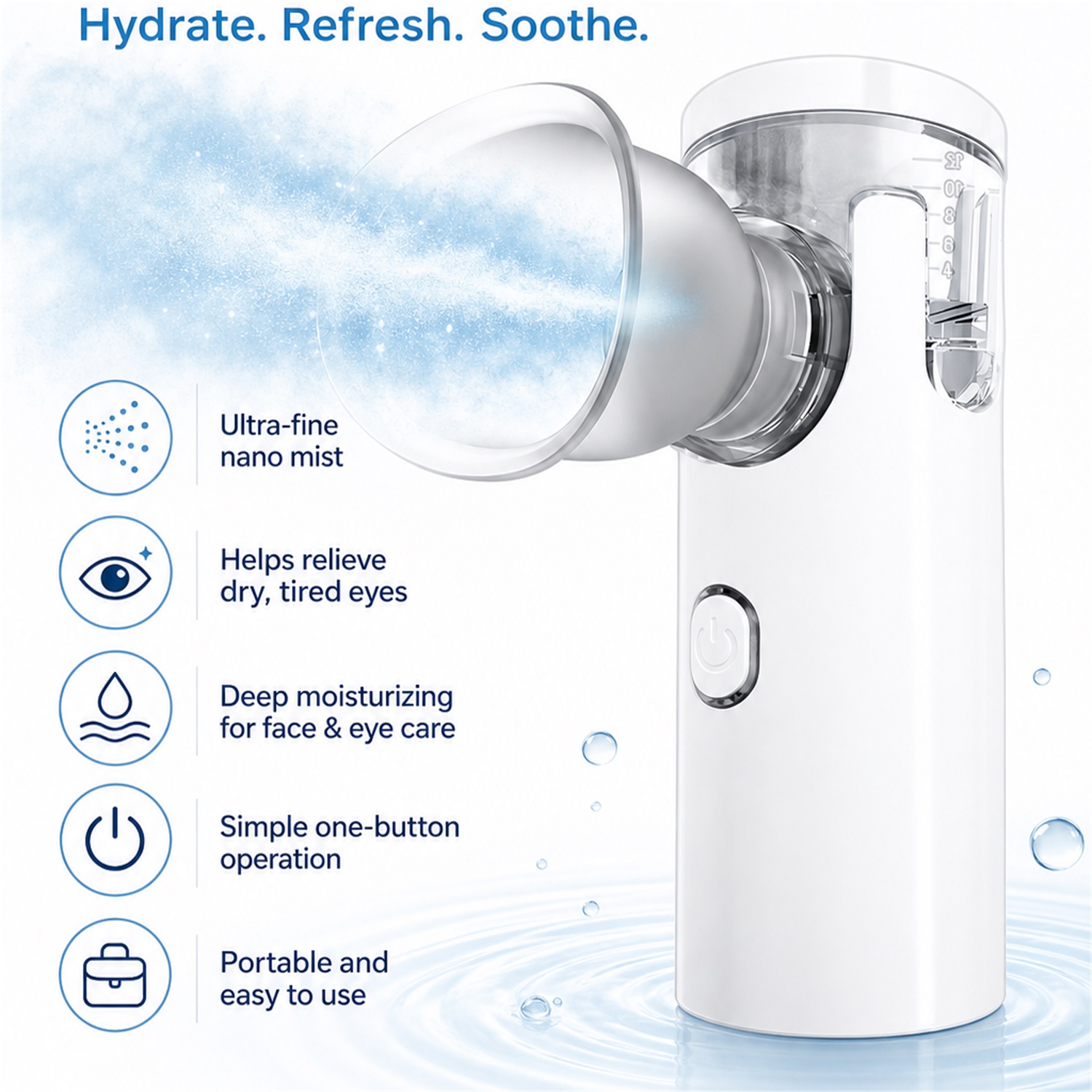 Eye Nano Humidifier Nebulizer  - Face Steamer review and price