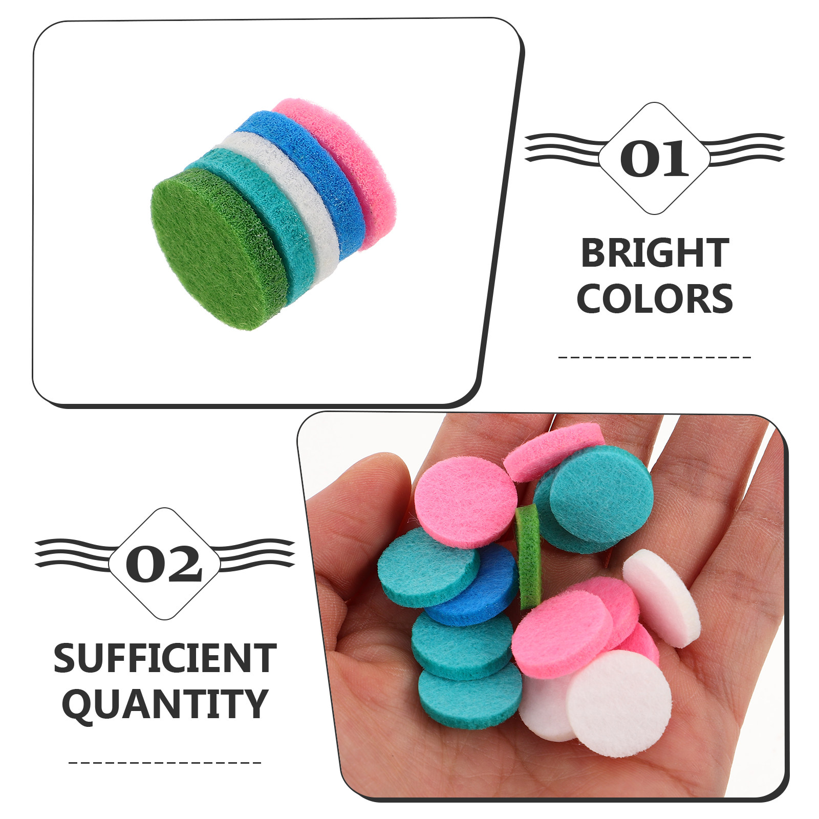 50Pcs Round Fragrance Pads Cot - Aromatherapy Diffuser review and price