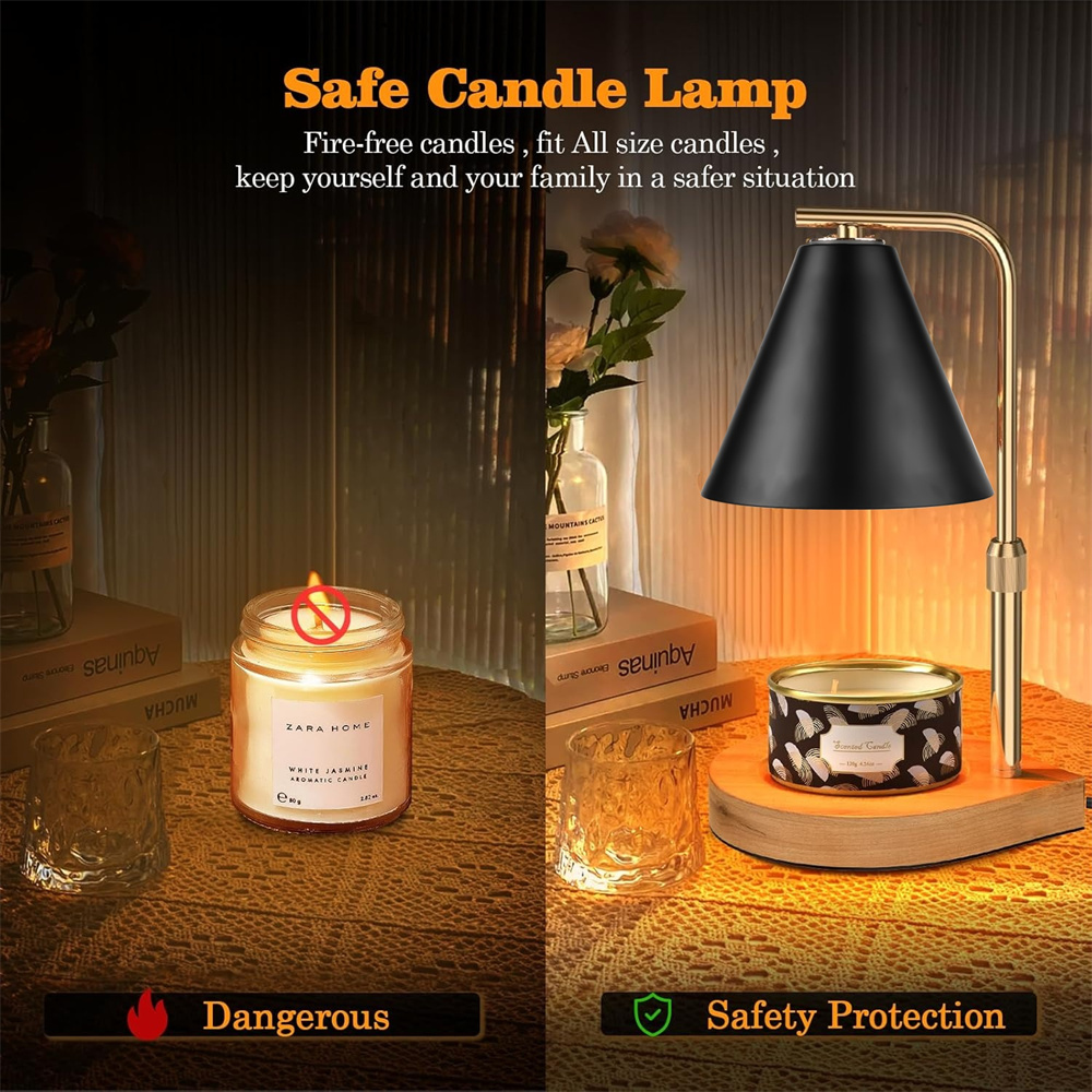 Black Candle Warmer Lamp with  - Wax Warmer review and price