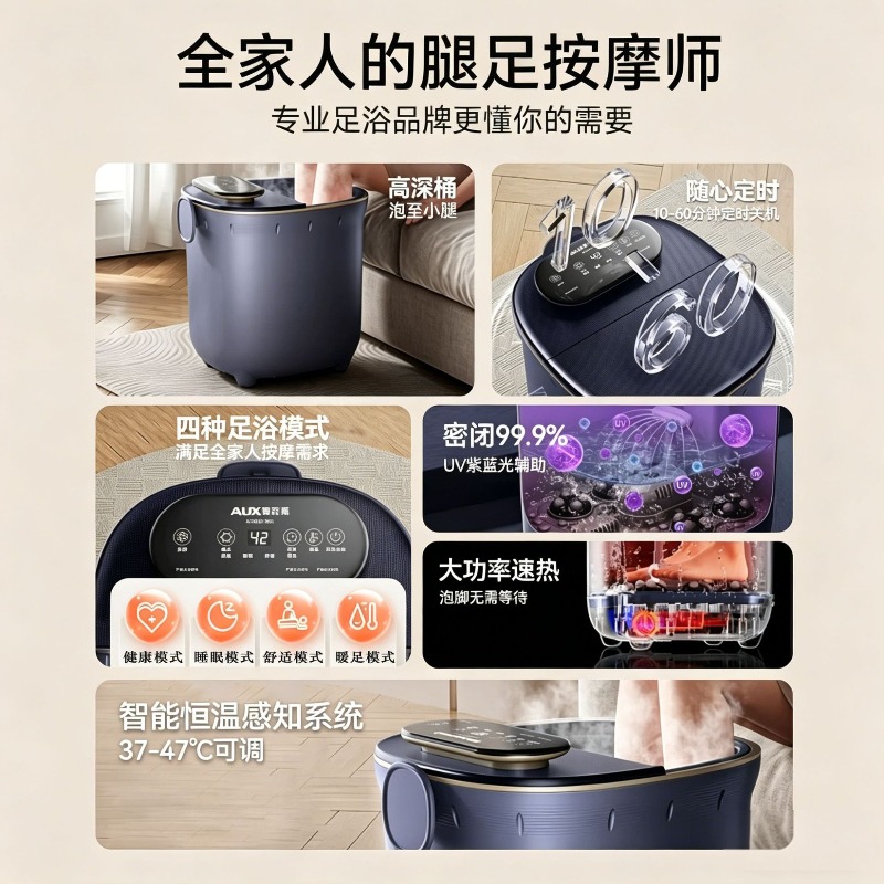 Electric Foot Bath Bucket, Aut - Spa Massager review and price