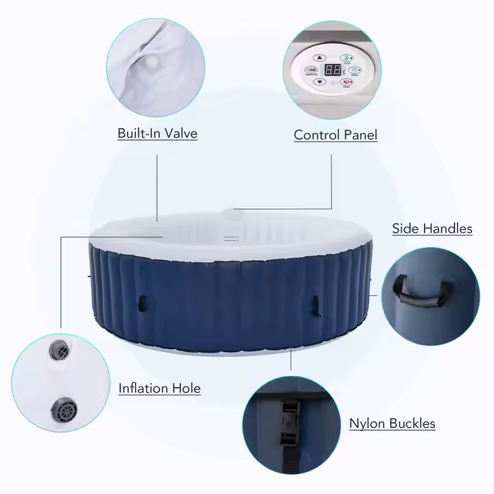 Outdoor Use 6 Person Round Inf - Hot Tub review and price