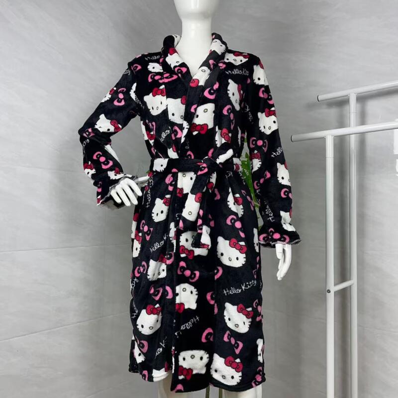 Nightgown Hello Kitty New Autu - Bathrobe review and price