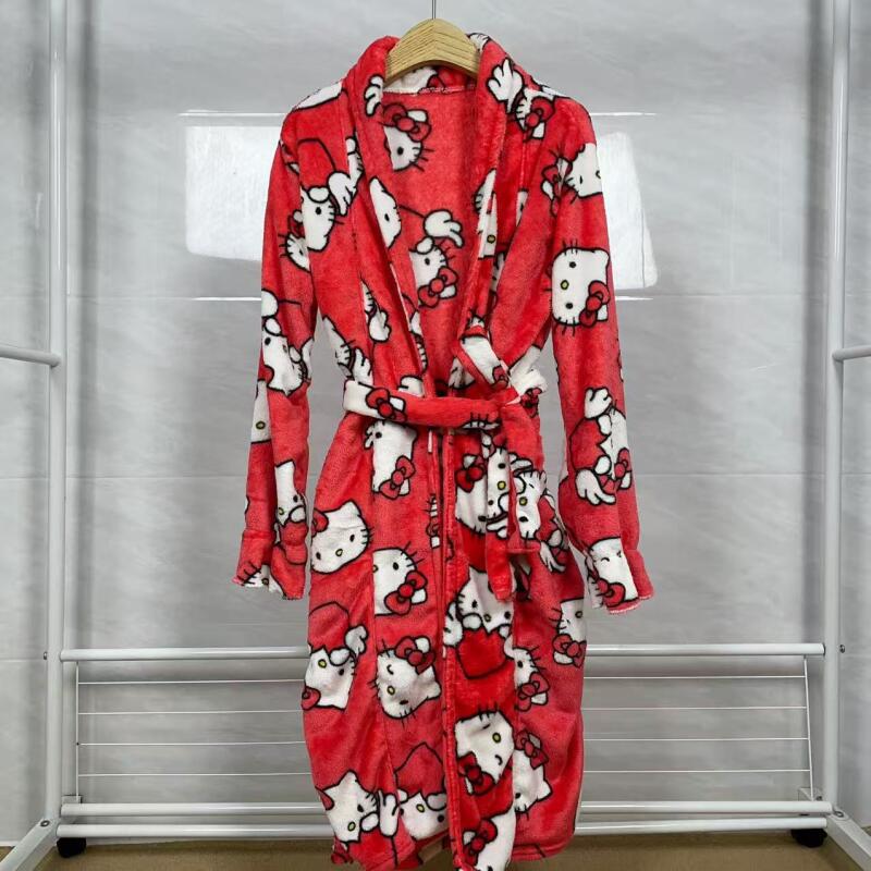 Nightgown Hello Kitty New Autu - Bathrobe review and price