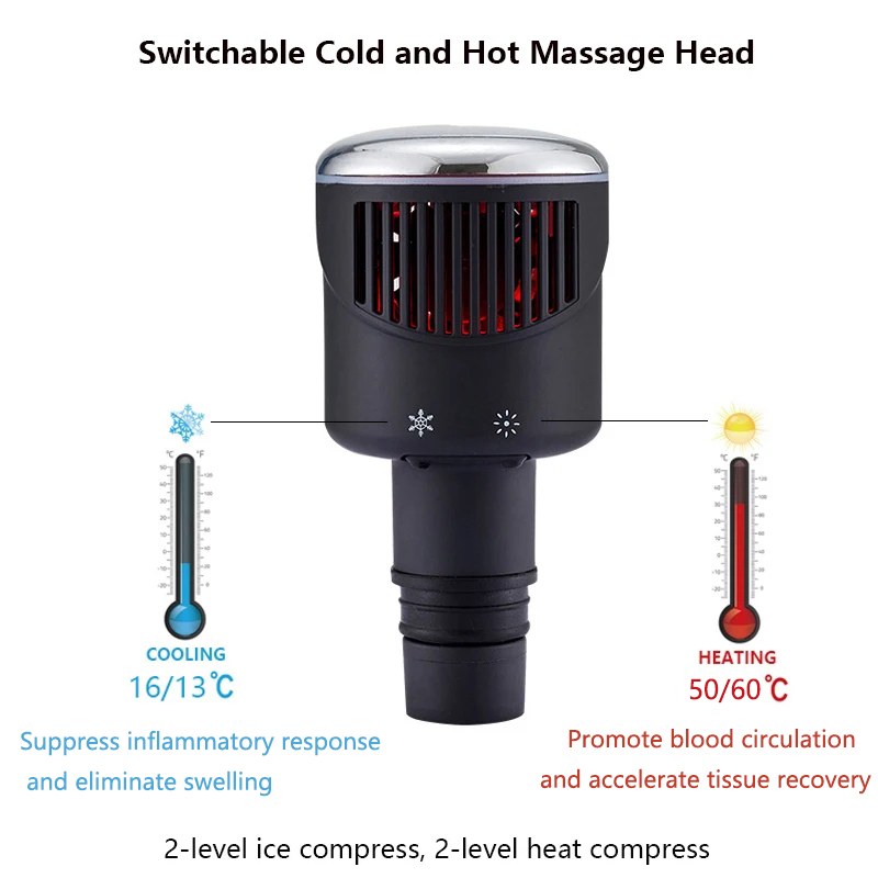 New Heat-Cold Fascia Gun Massa - Massage Gun review and price