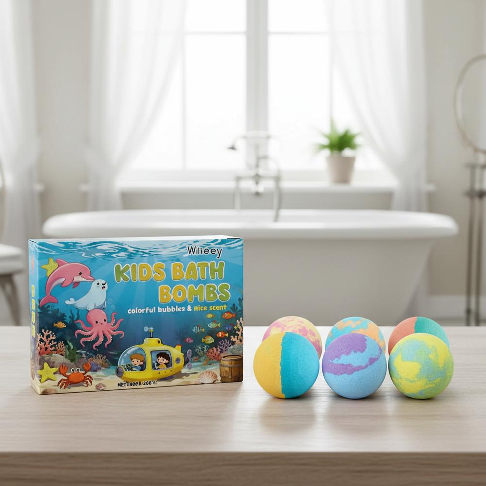 6pcs/Box Colorful Bath Bombs,  - Bath Salts review and price