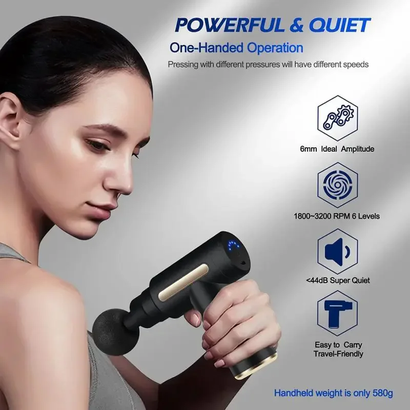 2024 portable fascia gun body  - Massage Gun review and price