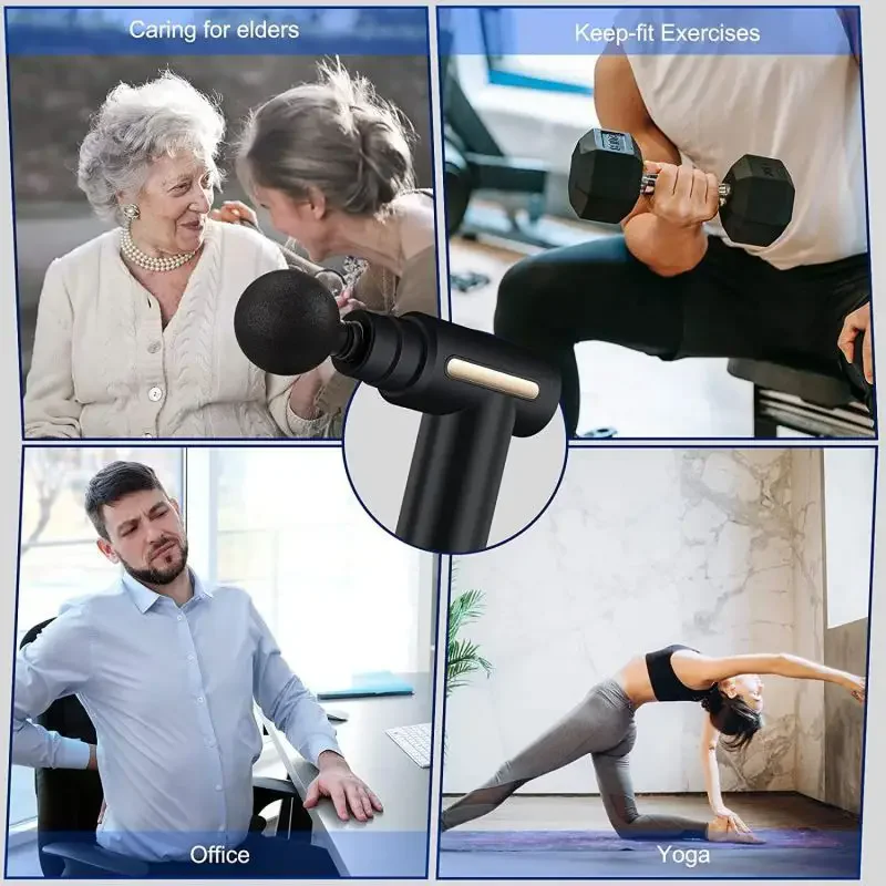 2024 portable fascia gun body  - Massage Gun review and price