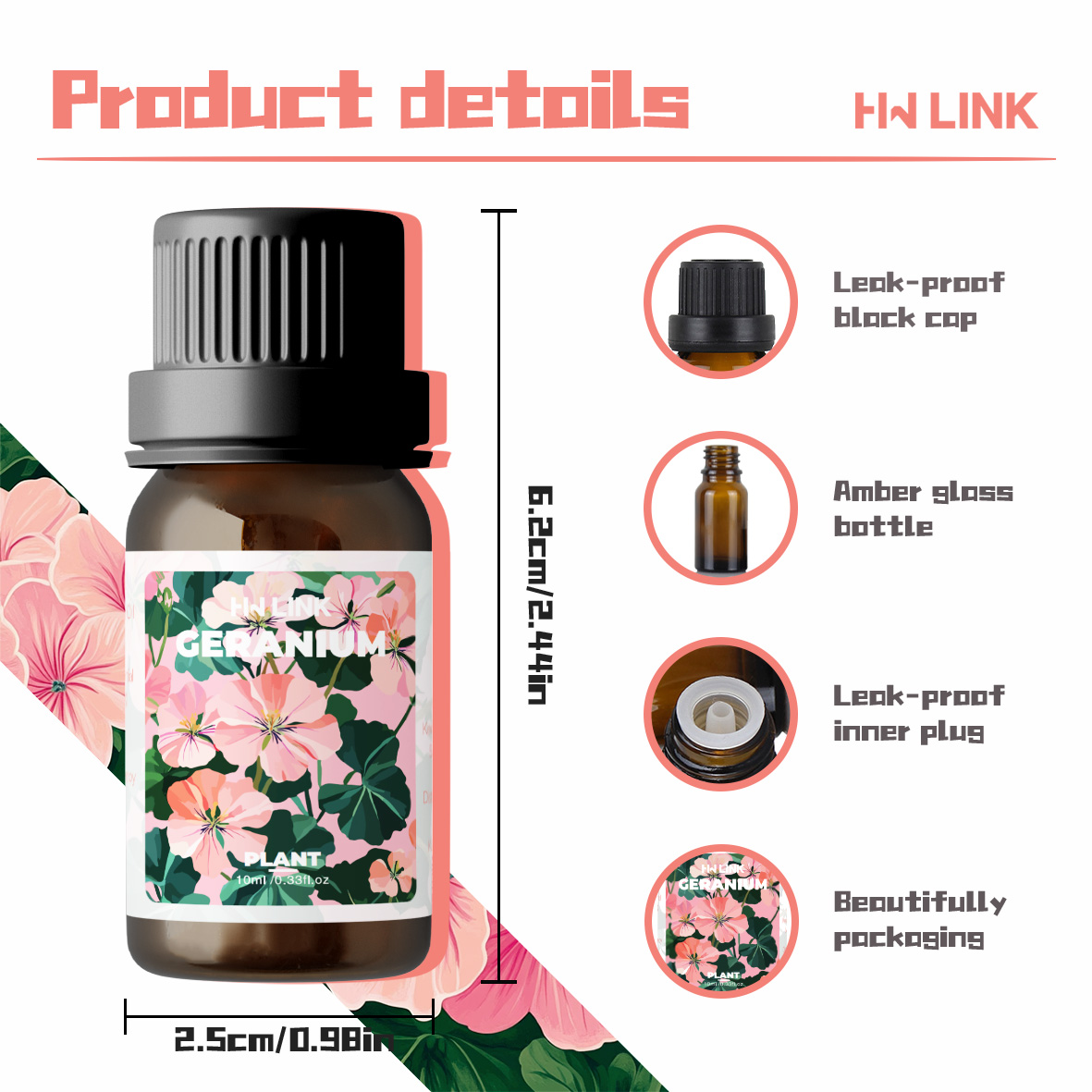 Geranium Essential Oils 10ml P - Aromatherapy Diffuser review and price